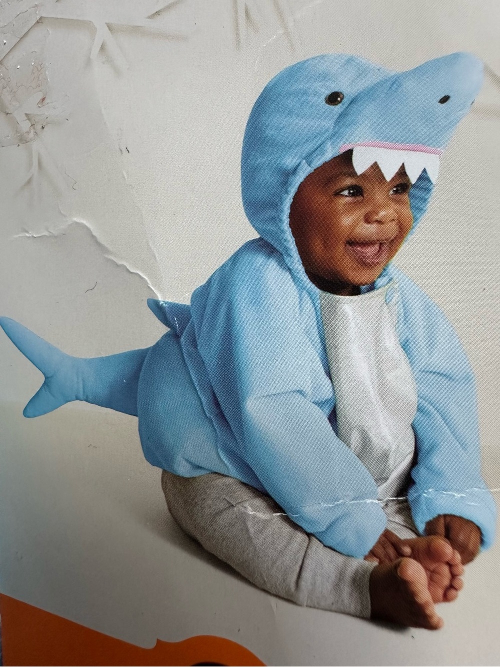Baby Blue Shark Costume Hoodie - Kids Costume
